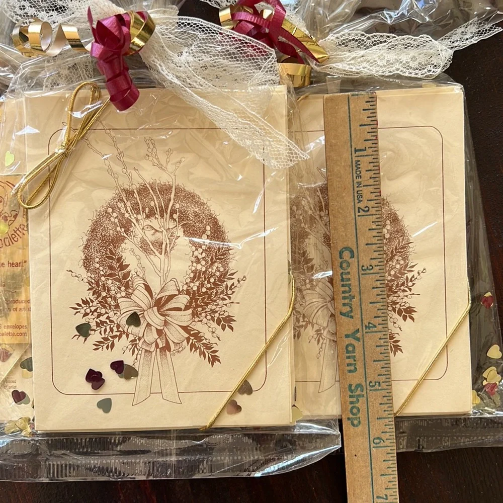 Wreath with Nested Bird Blank Card Set (3 packages)
