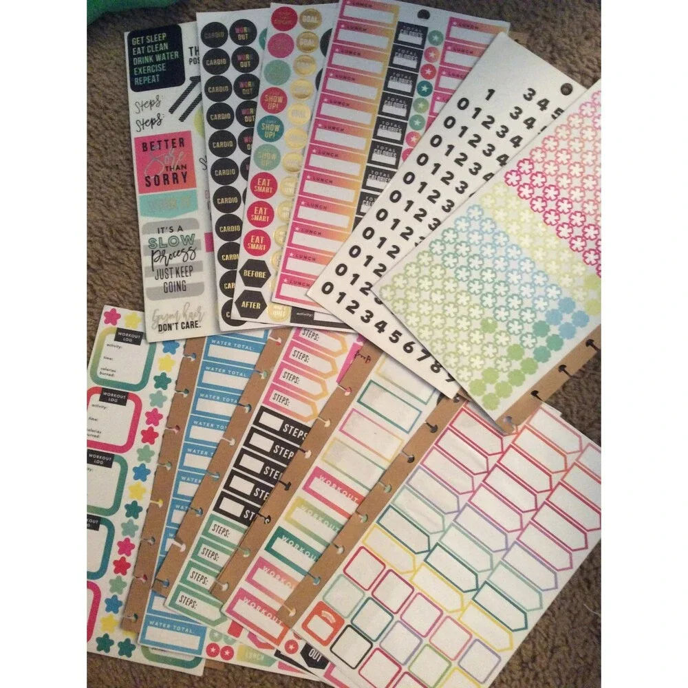 11 Planner Organizational and Note Pad Stickers B13