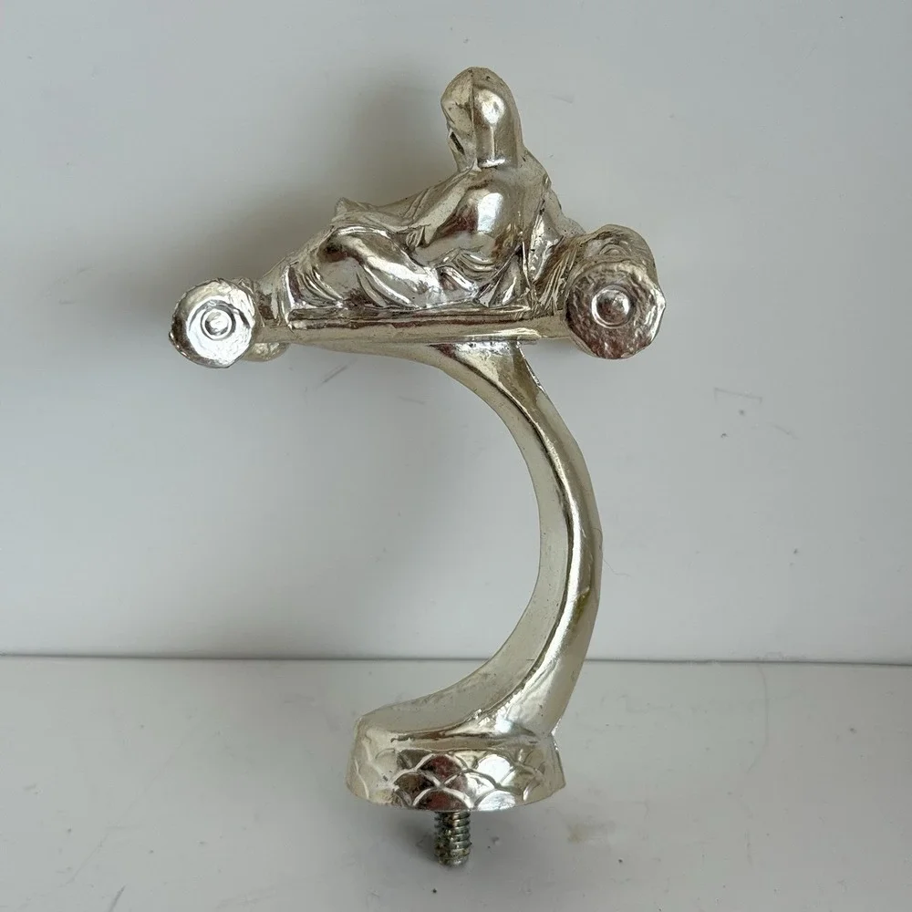 Vintage Go Cart Trophy Topper Silver Tone Metal‎ 4.75