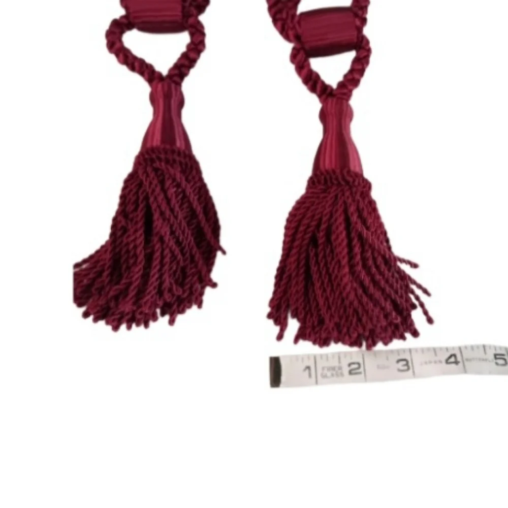 N/A burgundy curtain