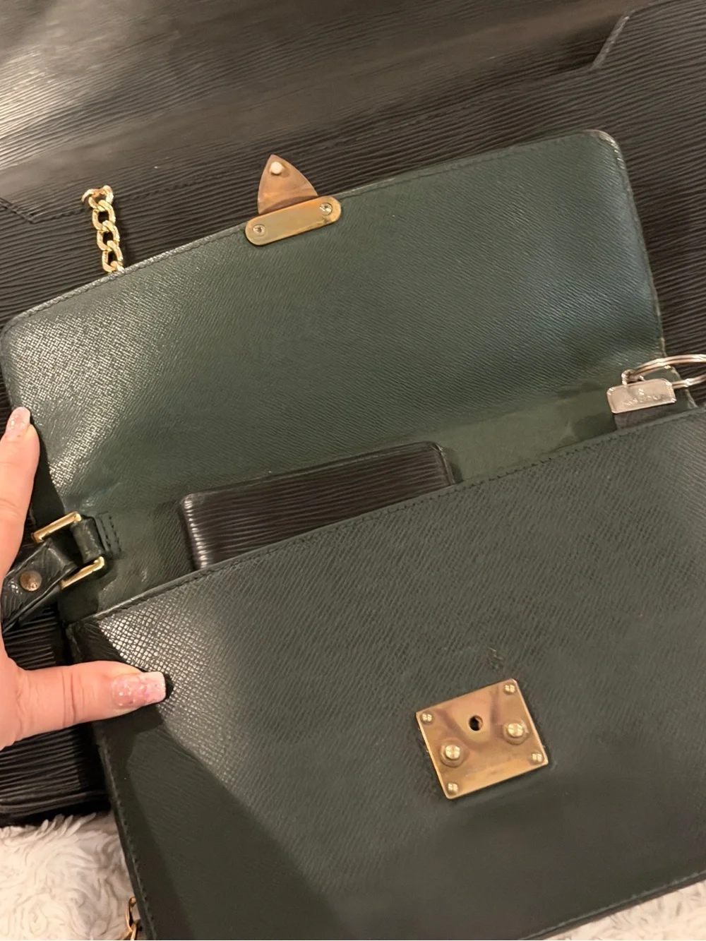 Louis Vuitton Taiga & Epi Leather Executive Bundle Set | Vintage LV crated set