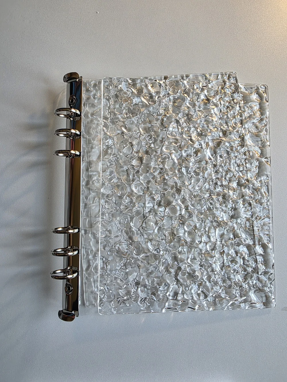 None sculptural binder ring