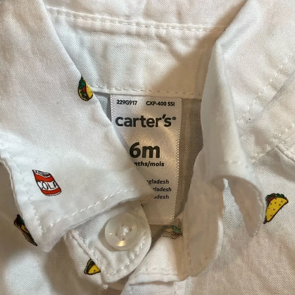 Carters button taco down