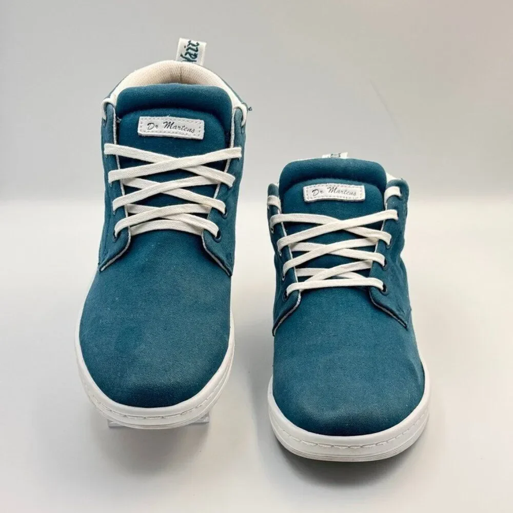 Dr. Martens Boots Mens 8 M Maleke Bootie Teal Lace Up Comfort Casual Ankle Top