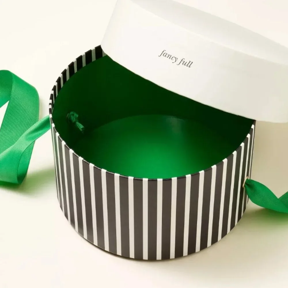 NWT 2pk Round Gift Boxes - kate spade new york x Target Black/Cream/Green