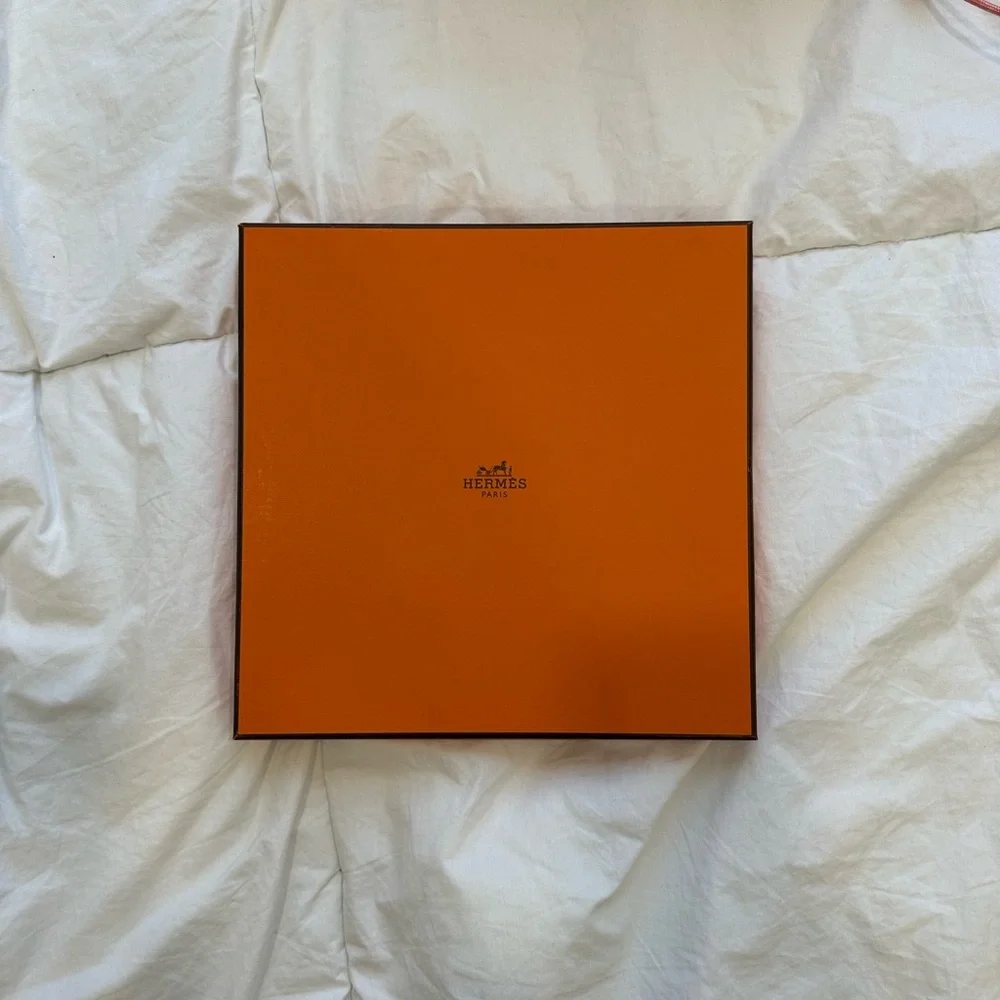 Hermès Equestrian Print Silk Scarf