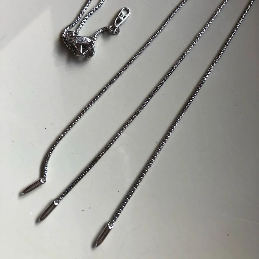 Adriana Orsini Sterling‎ Silver drop necklace