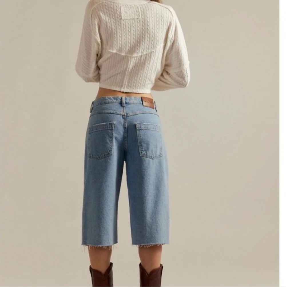Free People We The Free Jam Session Relaxed Capri Light‎ Jeans