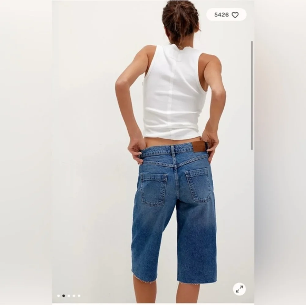 Free People We The Free Jam Session Relaxed Capri Light‎ Jeans