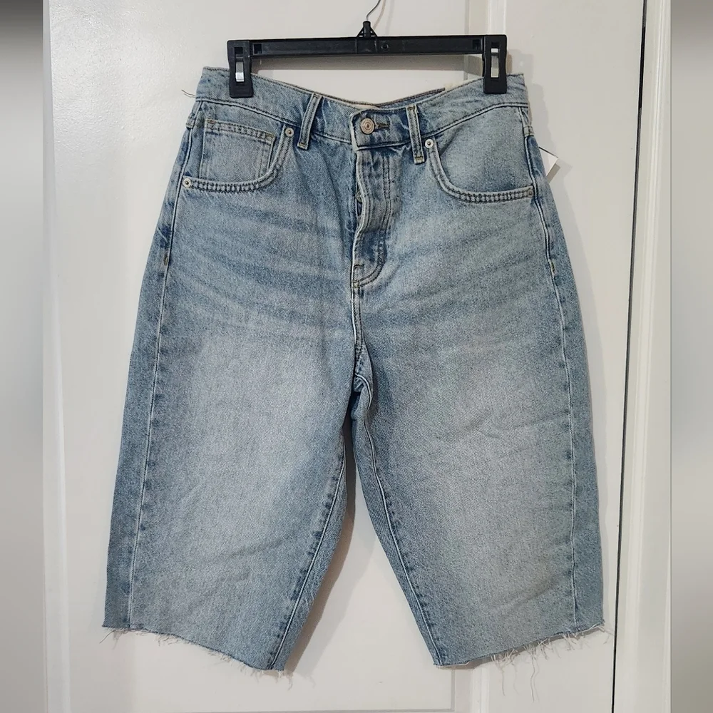 Free People We The Free Jam Session Relaxed Capri Light‎ Jeans