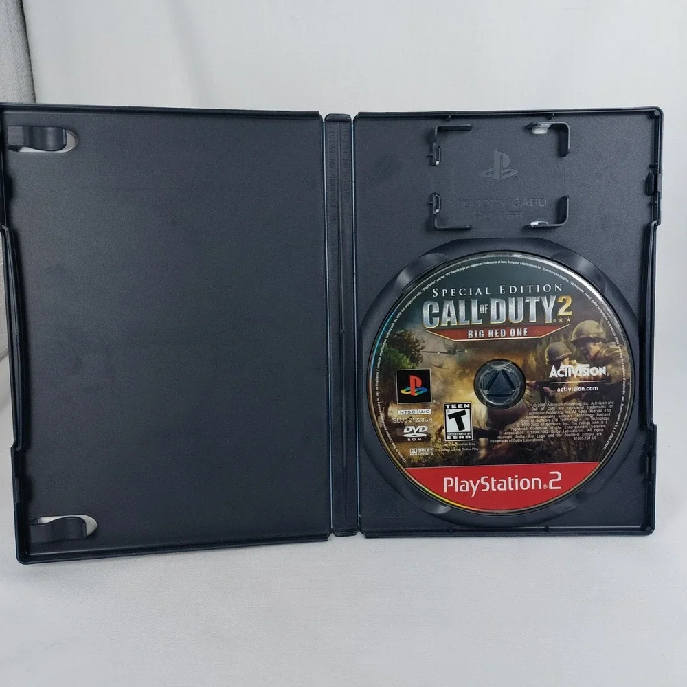 PS2 Playstation 2 Call of Duty 2 : Big Red One Special Edition Game Teen No Book