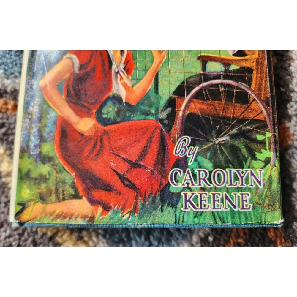 1959 Nancy Drew‎ The Password to Larkspur Lane HC w/ Dust Jacket Blue Tweed VG