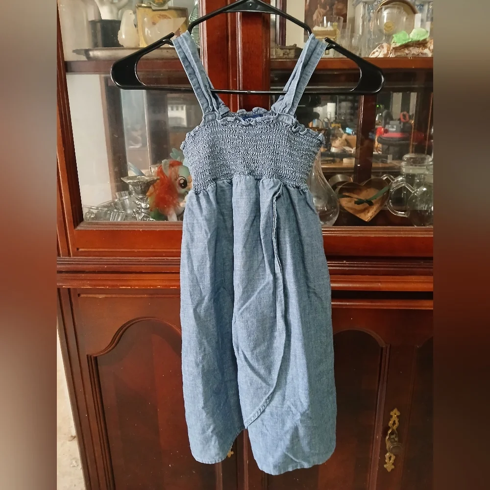 Blue Denim Sleeveless Dress. Old NAVY . SZ‎ SMALL. GIRLS.