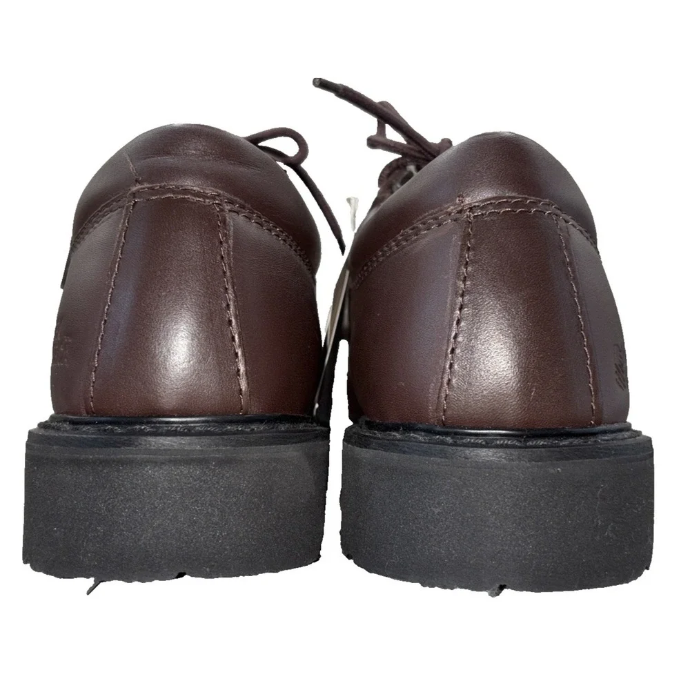 NEW Work America Responder Service Oxford Men's Size 9.5D Brown Leather Lace Up