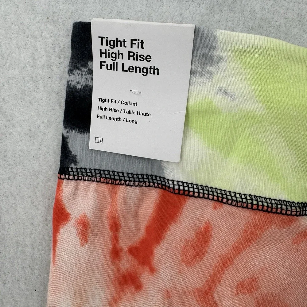 Nike Active Leggings Girls Large High Rise Full Length Tight‎ Fit Tie Dye NWT