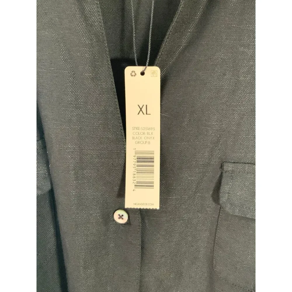 NIC+ZOE Iconic Tie Front‎ Shirt NWT size XL