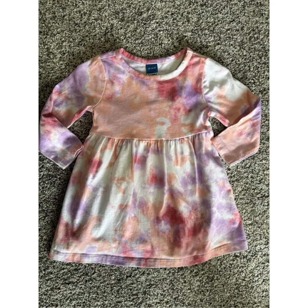 ❤️Old Navy Baby Girls Tie Dye Dress 6-12M