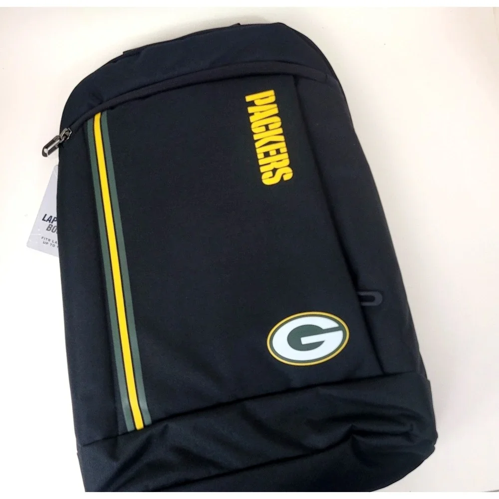 Green Bay Packers 14 Inch Black Laptop‎ Bag by SOAR - New