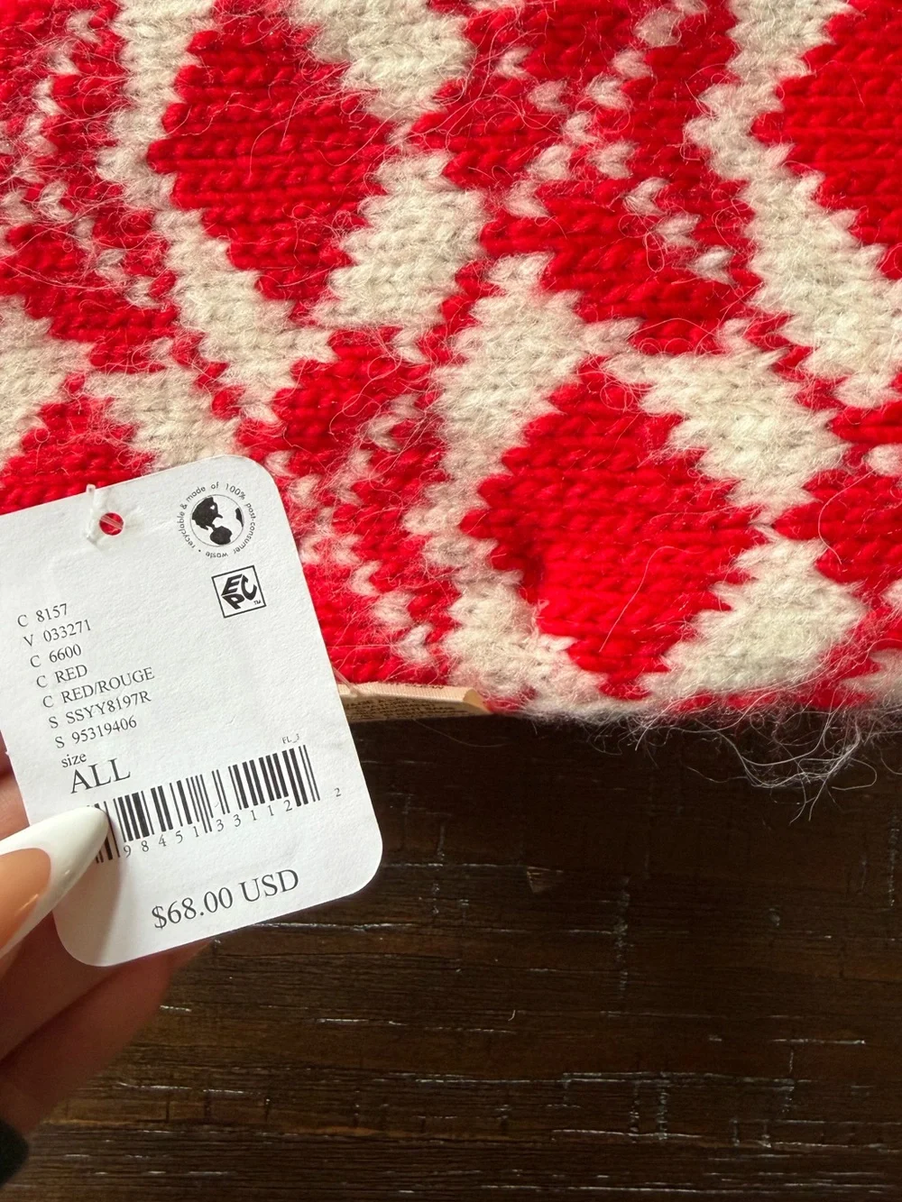 Free People classic colorful coziest