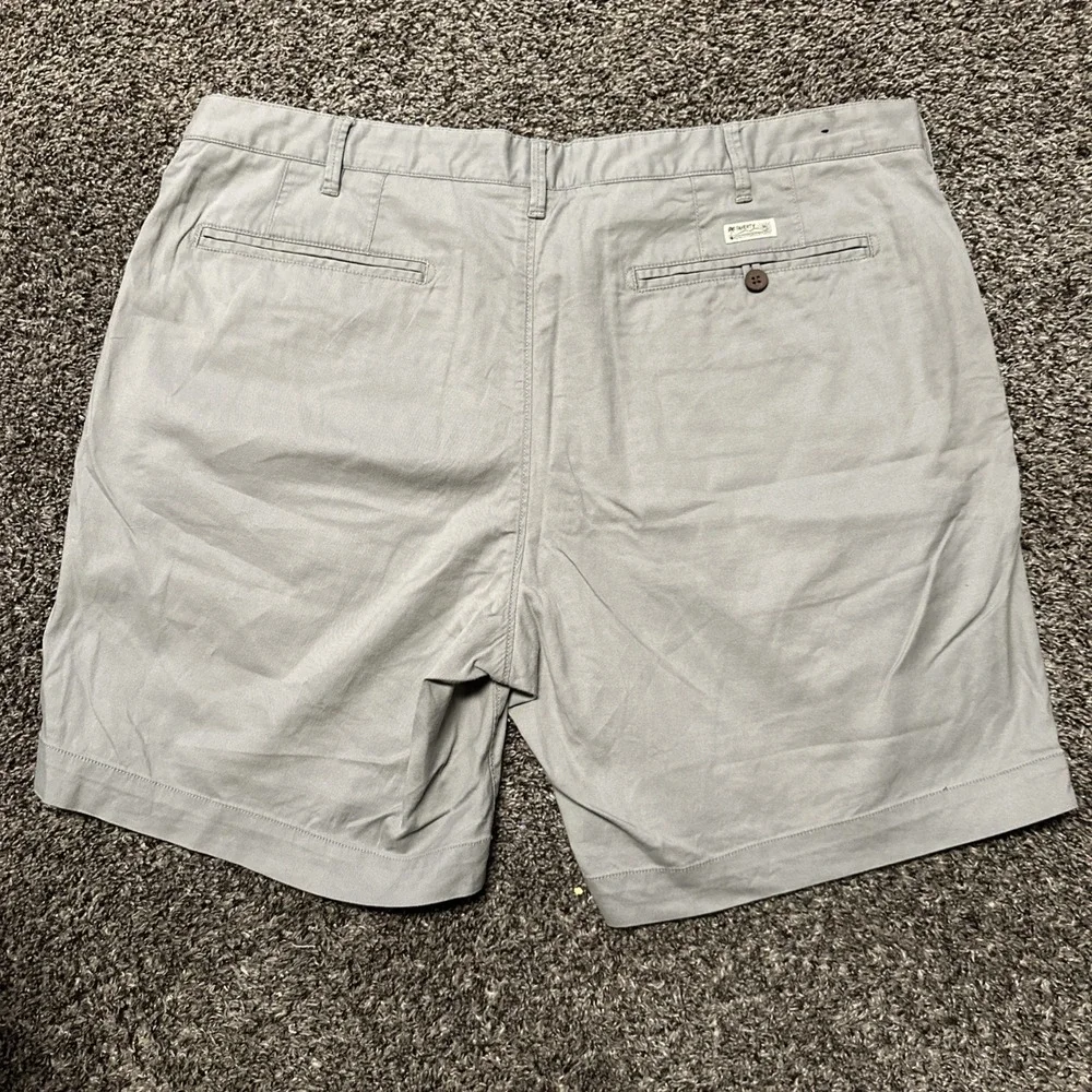 Faherty Island‎ Life Shorts Mens Size 38 Fog Gray MBS2106 Organic Cotton