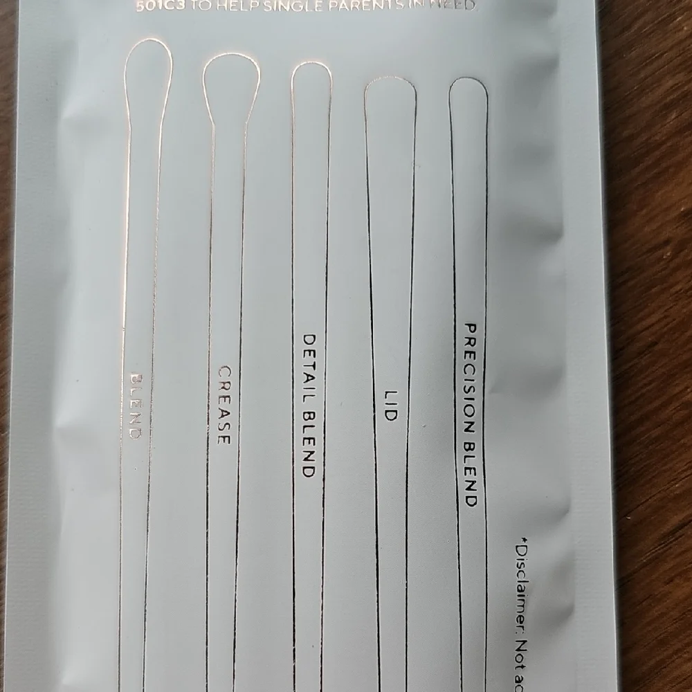 New Shades by Shan White Multi Use Eye Brush Set - 5 Piece