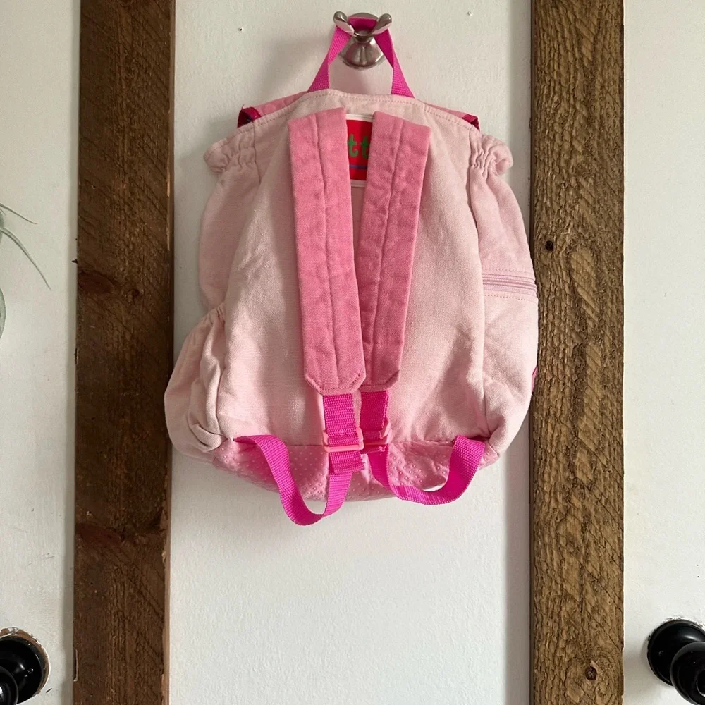 Pink Girls Poodle Theme 14” Backpack YOTTOY ‘Poodlena Go-Go backpack’