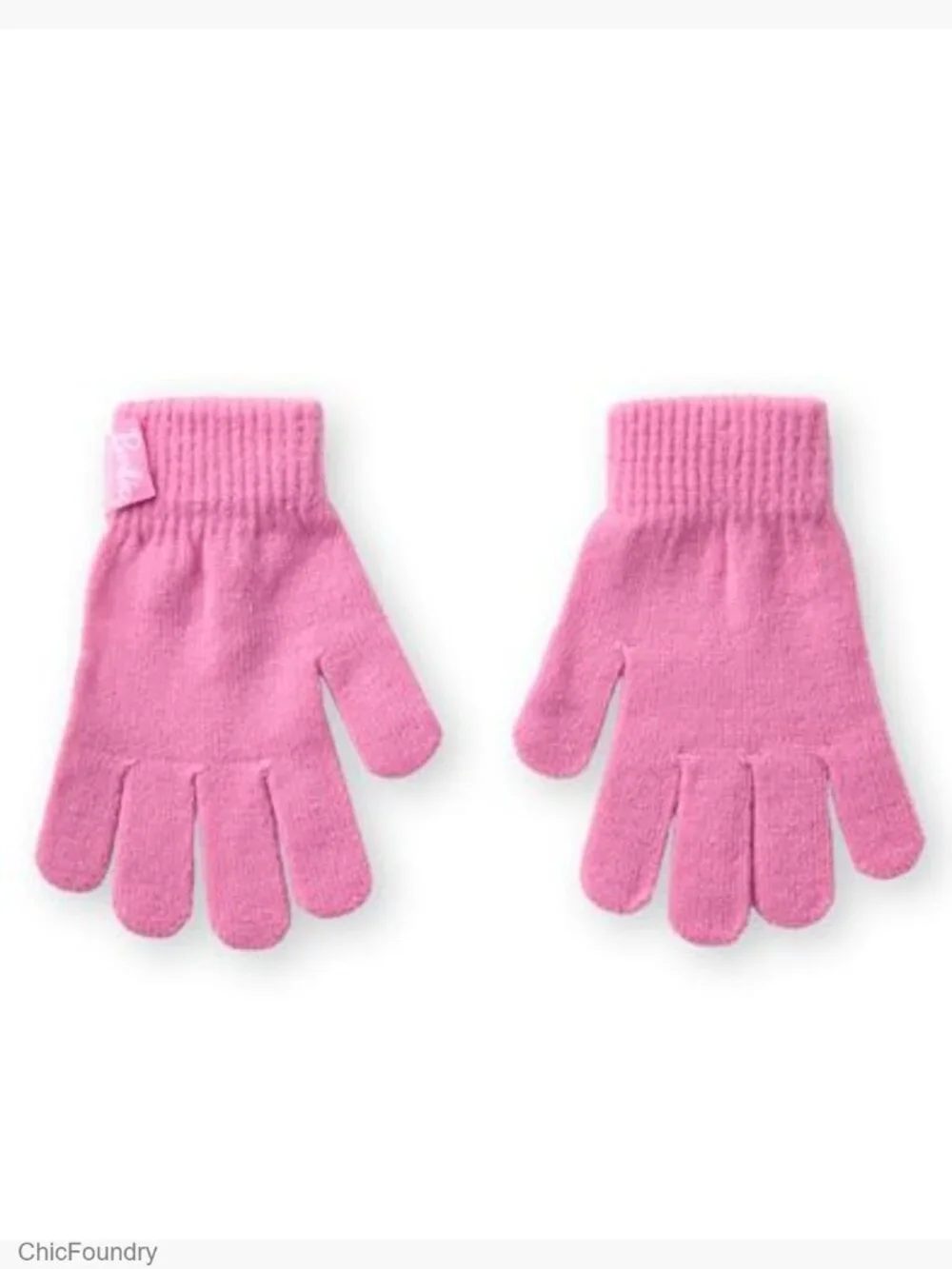 Girls Fair Isle Knit Beanie and Gloves Winter Set Accessory