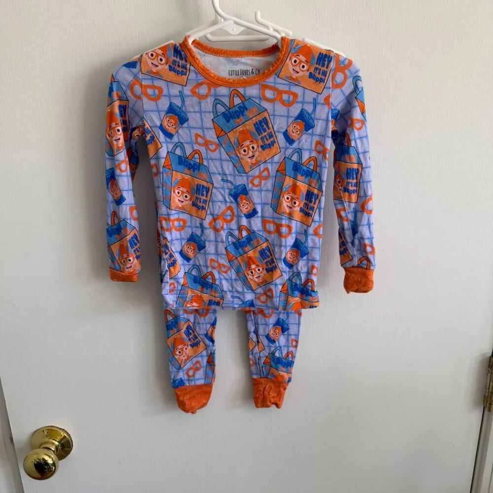 Blippi Bamboo Pajama Set Little Loves & Co 18-24M