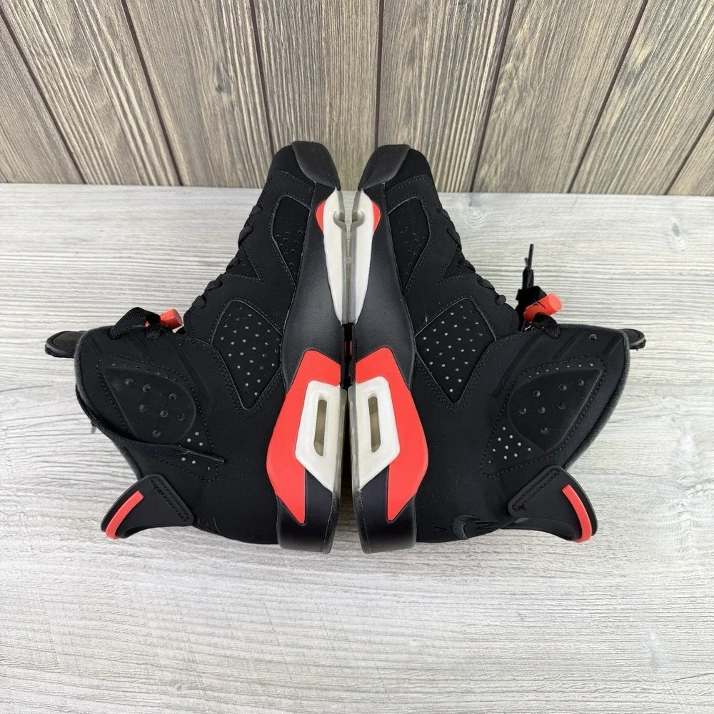 Nike Air Jordan 6 Retro Black Infrared 2019 384664-060 Men's Size 7.5 OG Box
