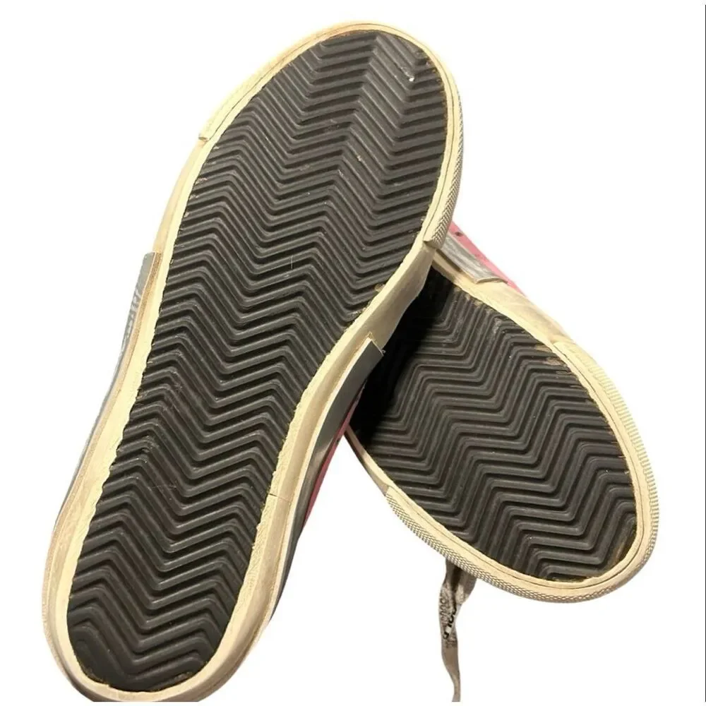 Golden Goose Superstar Leather Distressed Sneakers