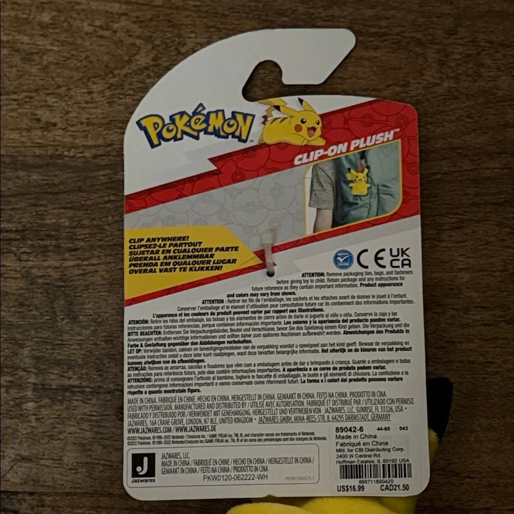 Jazwares cute pikachu