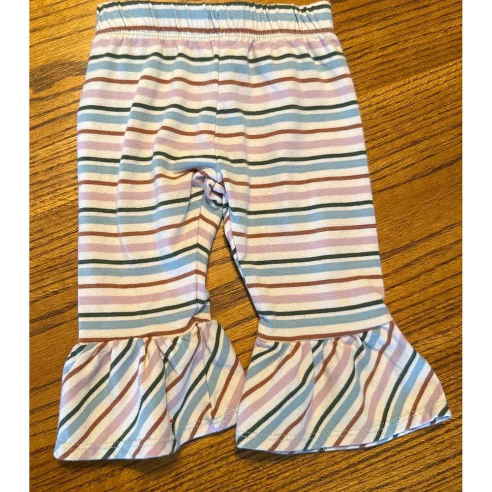 Rare Editions‎ Outfit 6-9M Ruffle Top Bell Bottom Pants