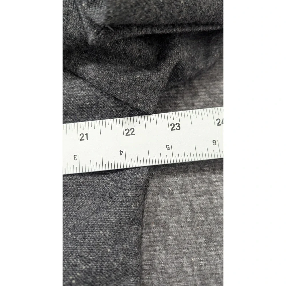 John Varvatos Blazer Mens 42R Gray Wool Blend Two Buttons Flap Pockets Old Money