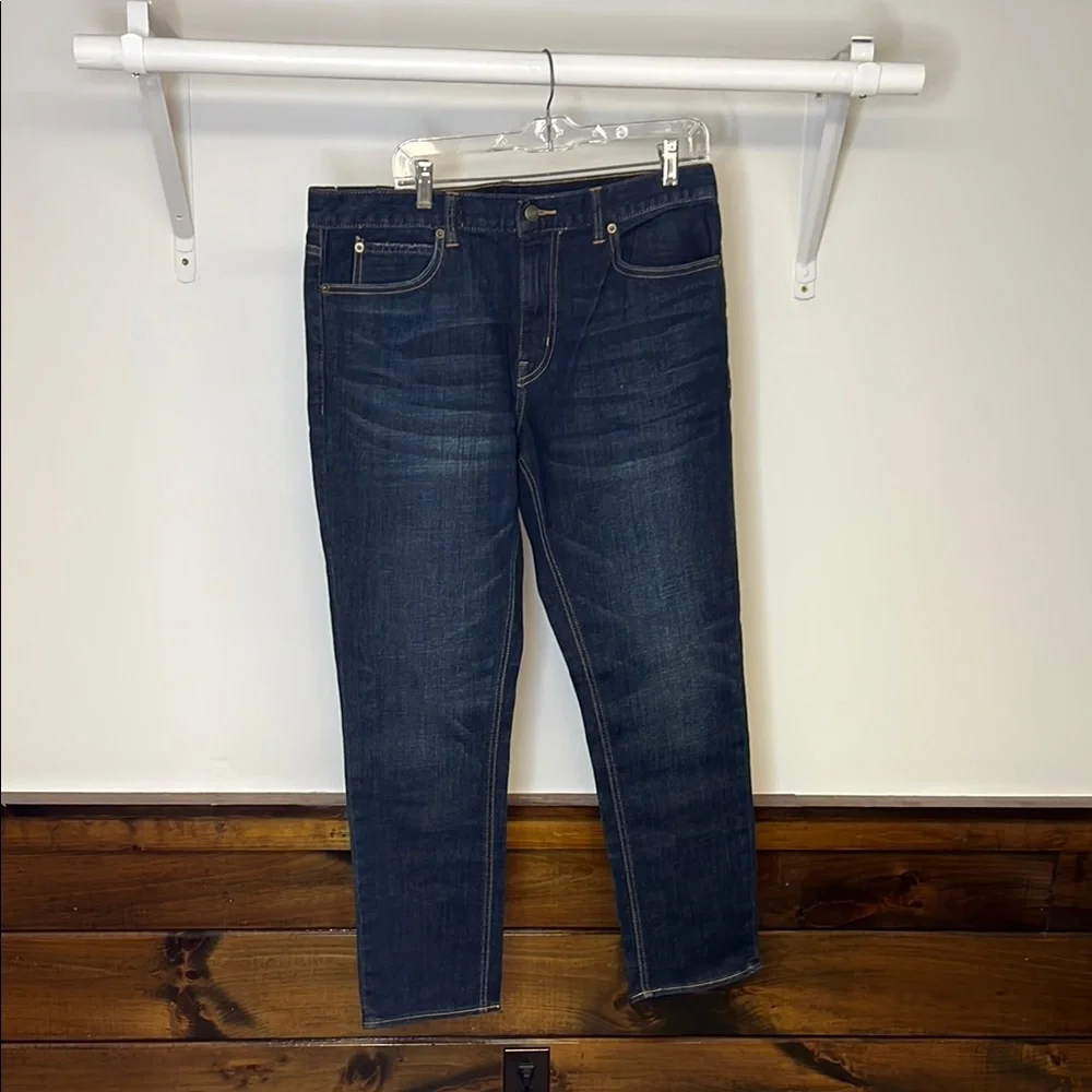NWT J.‎ Crew Mercantile Straight Leg Dark Blue Jeans- 34x30