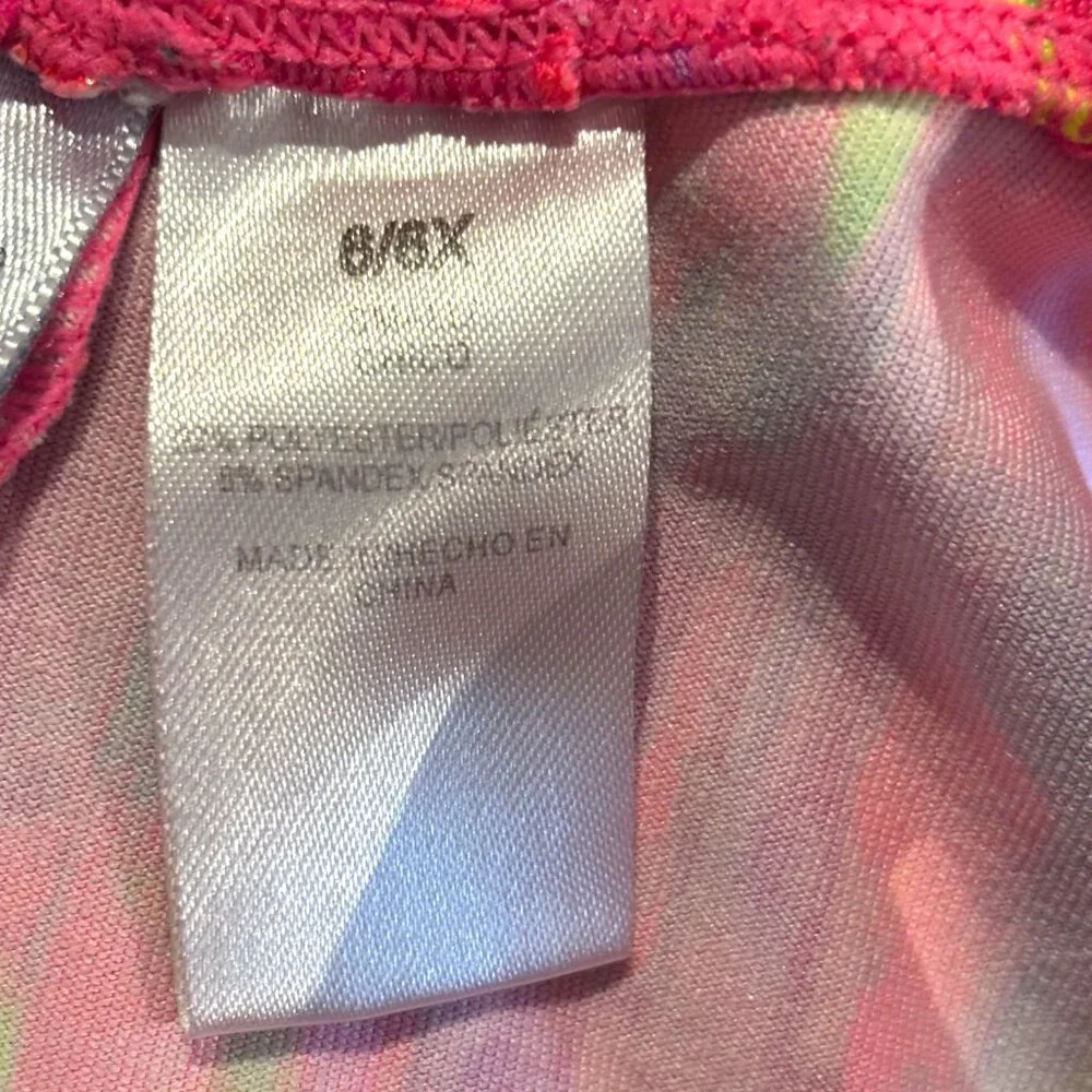 Freestyle by Danskin multicolor Gymnastics Unitard Biketard Leotard Sz S‎ 6-6X