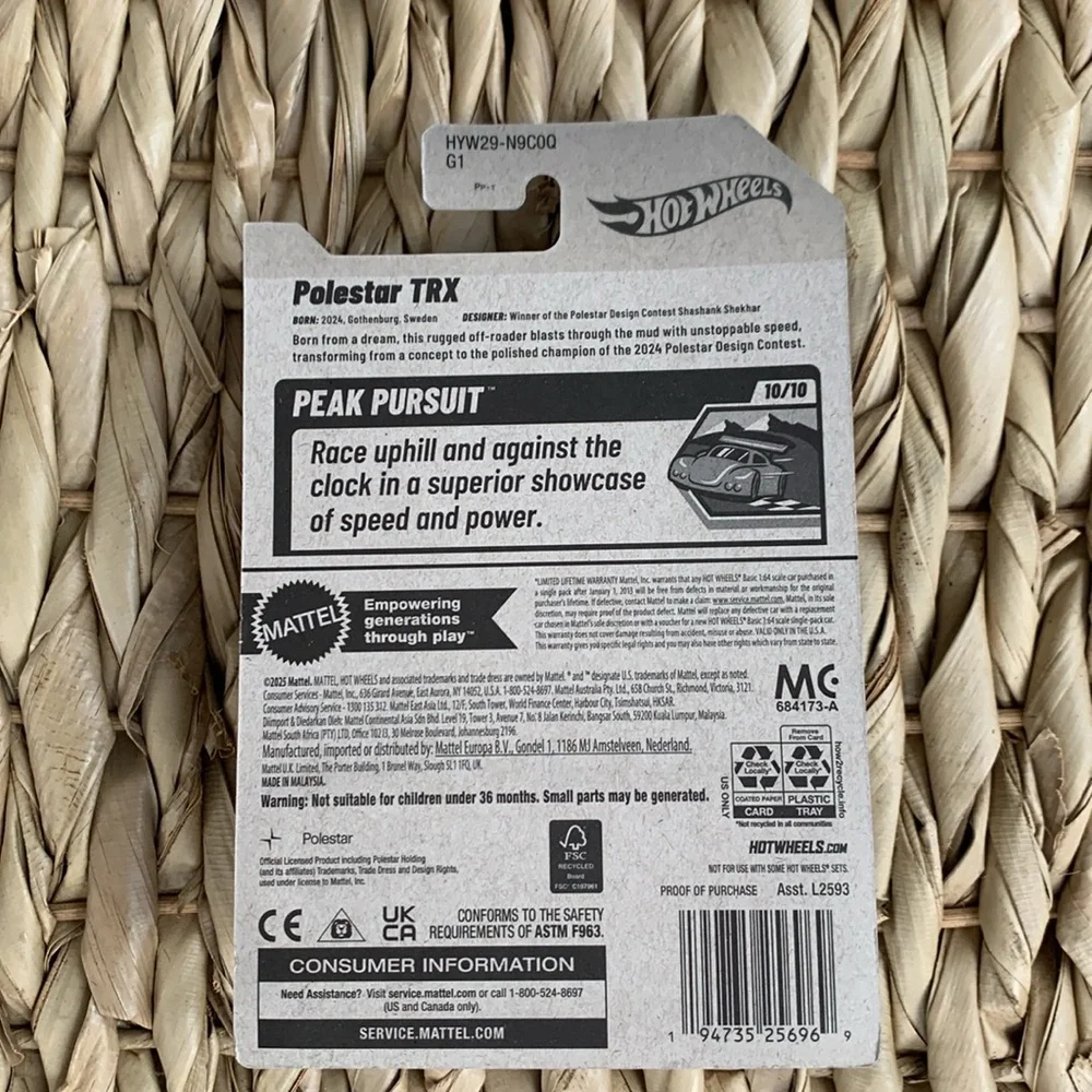 Silver Polestar TRX Off Road Vehicle Hot Wheels Mattel Toy Car Hotwheels 🆕 2025