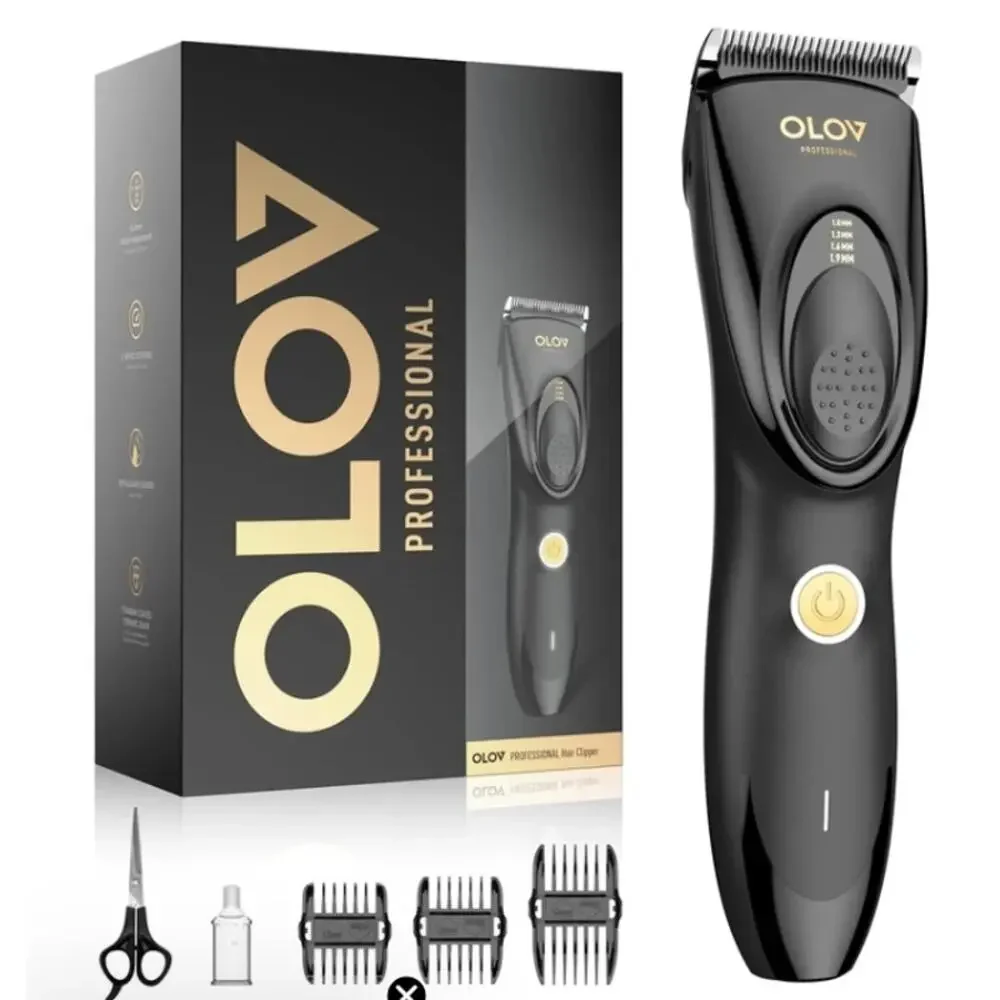 OLOV PROFESSIONAL Hair Clippers, Cordless, Adjustable Settings, NWT Open Box