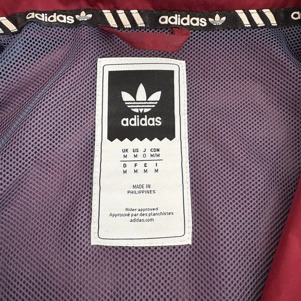adidas windbreaker jacket geometric
