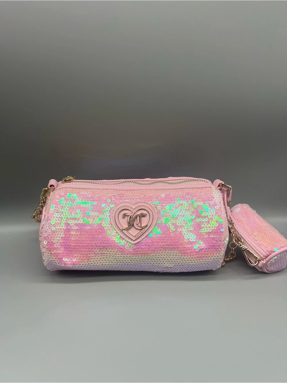 Juicy couture sequin shoulder bag purse