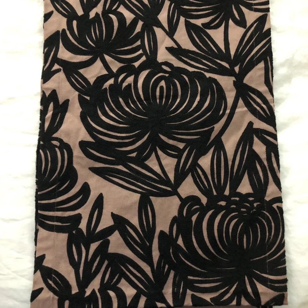Crate&Barrel embroidered table