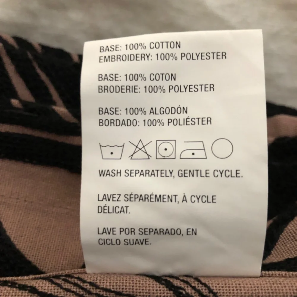 Crate&Barrel embroidered table