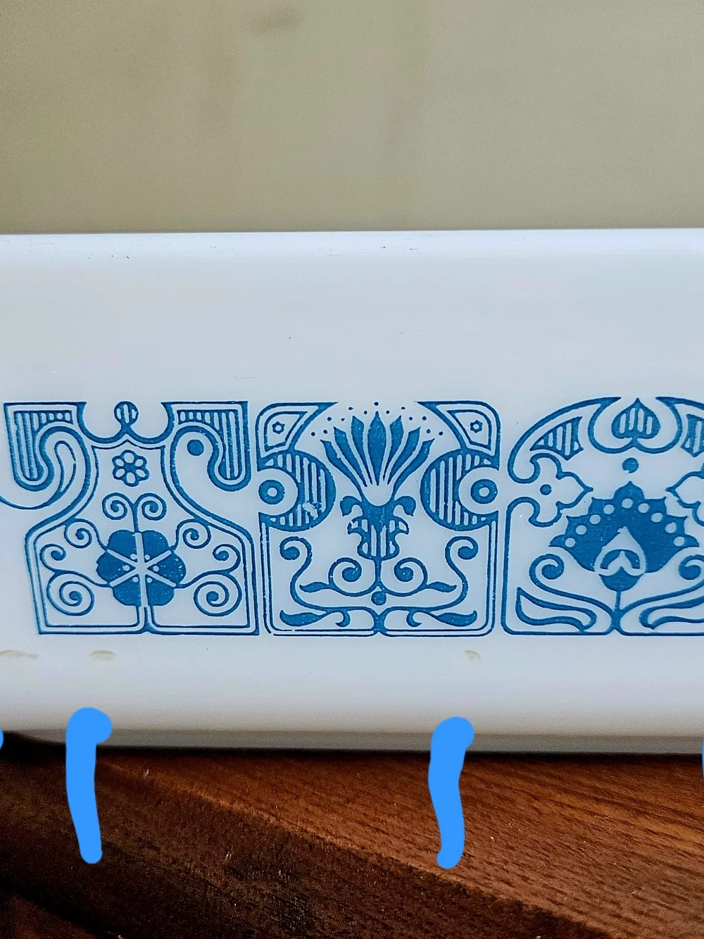 Pyrex horizon blue