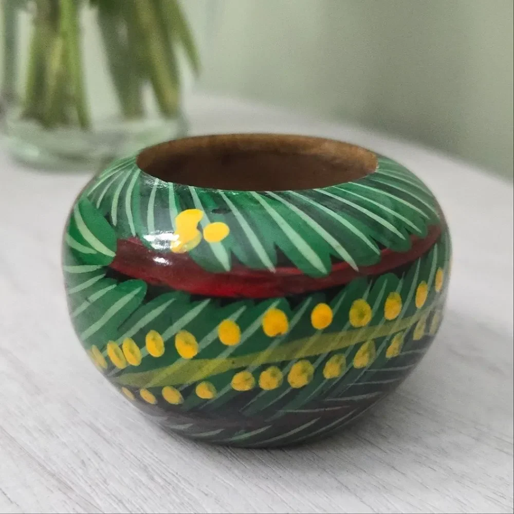 Vintage wooden bowl