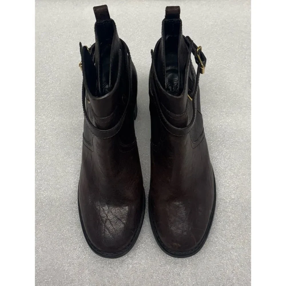 Tory Burch Kayden Booties in Dark Chocolate Size 7.5