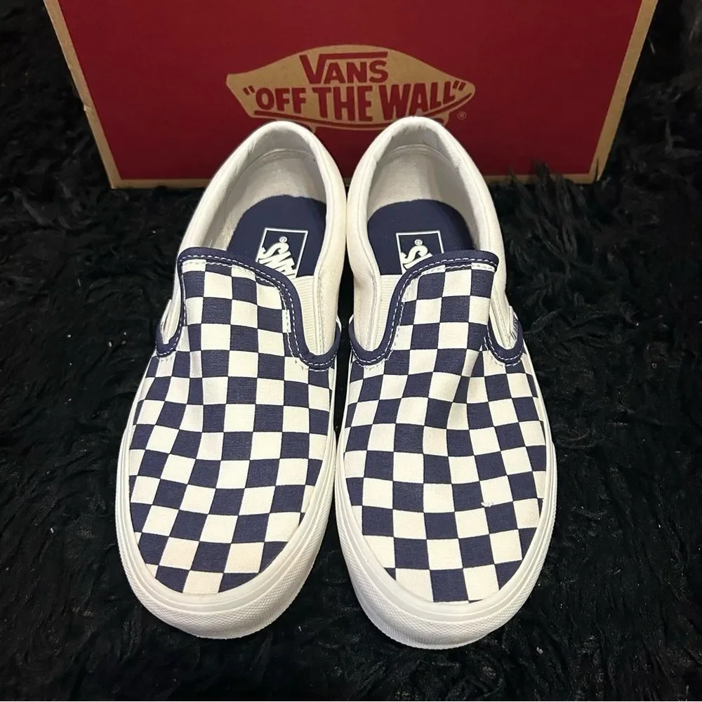 VANS off the wall checkerboard slip on shoes sneakers women’s 7 new in box