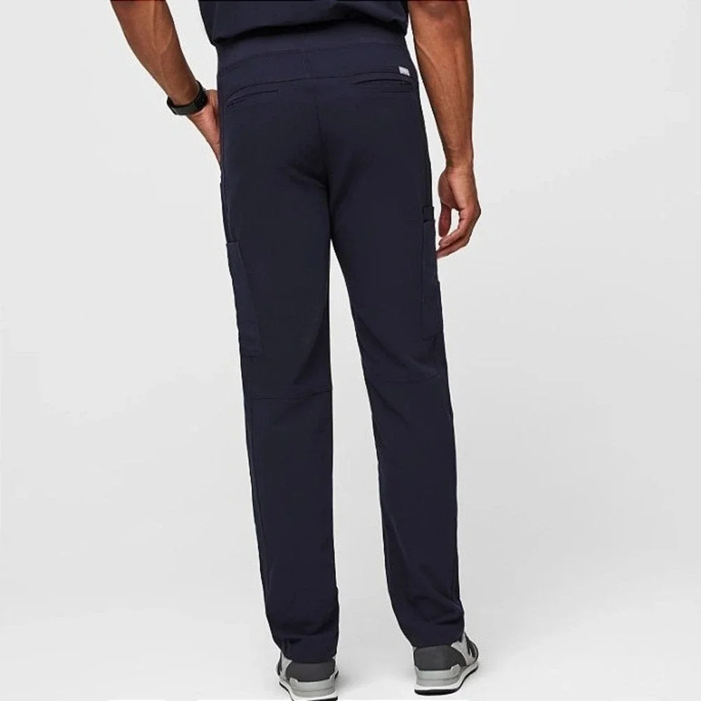 Figs Men's Axim Cargo Scrub Pants Size XL Navy Medical HealthCare Uniform EUC