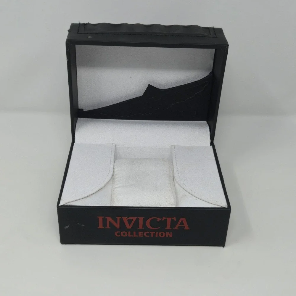 EMPTY Invicta Watch Box Black‎ Wave Case - PEELING EXTERIOR - For Parts/Storage