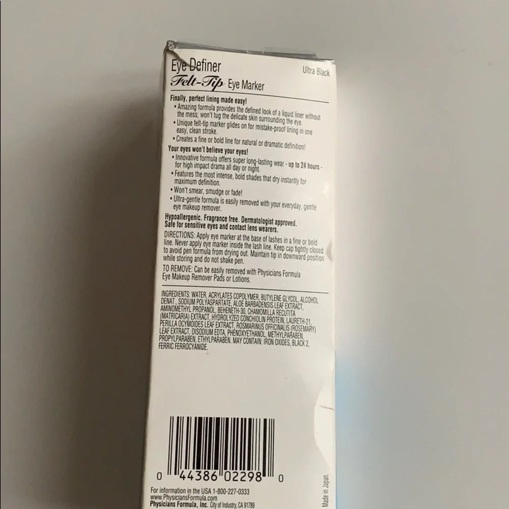 Physicians Formula fool box smear