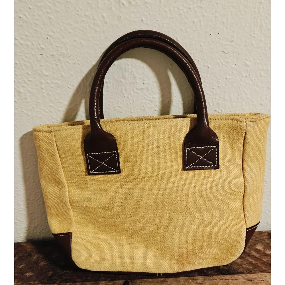 Chris Birchfield Woven Bag Leather Trim