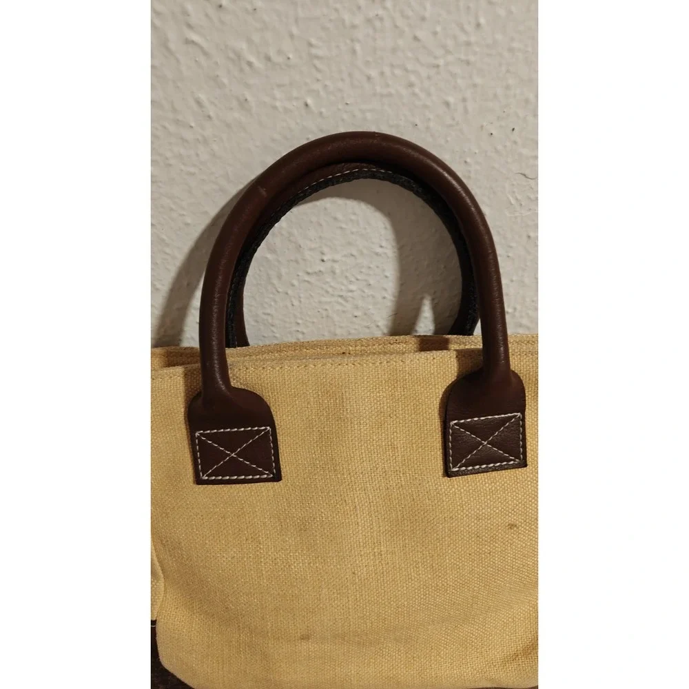 Chris Birchfield Woven Bag Leather Trim